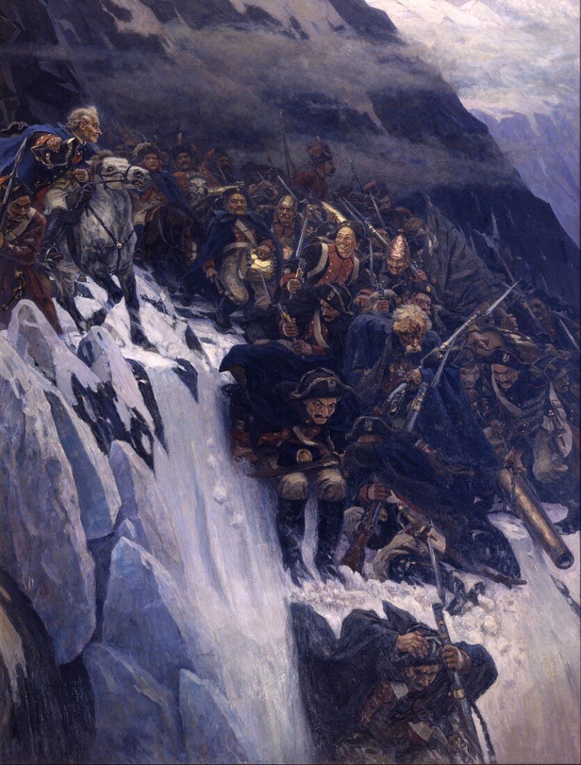 Так, для напоминания. Как Суворов через Швейцарию ходил.