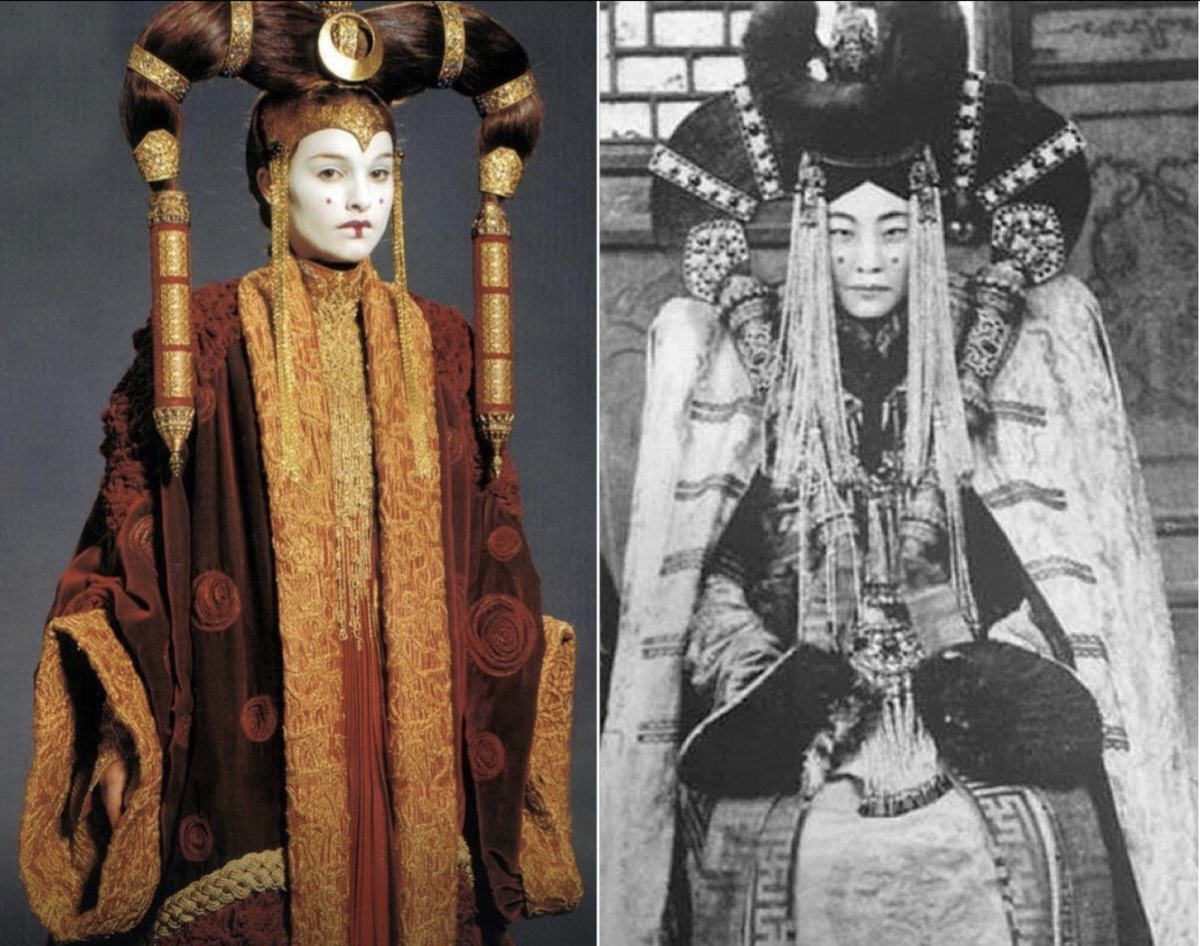 Королева Набу Амидала и королева Монголии Гэнэнпил