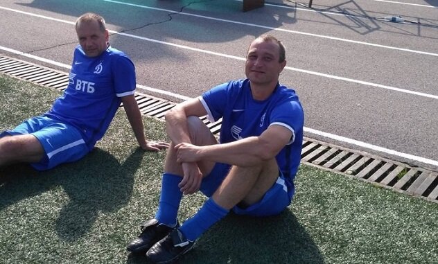 Сергей Некрасов в форме Динамо, уже после завершения карьеры футболиста