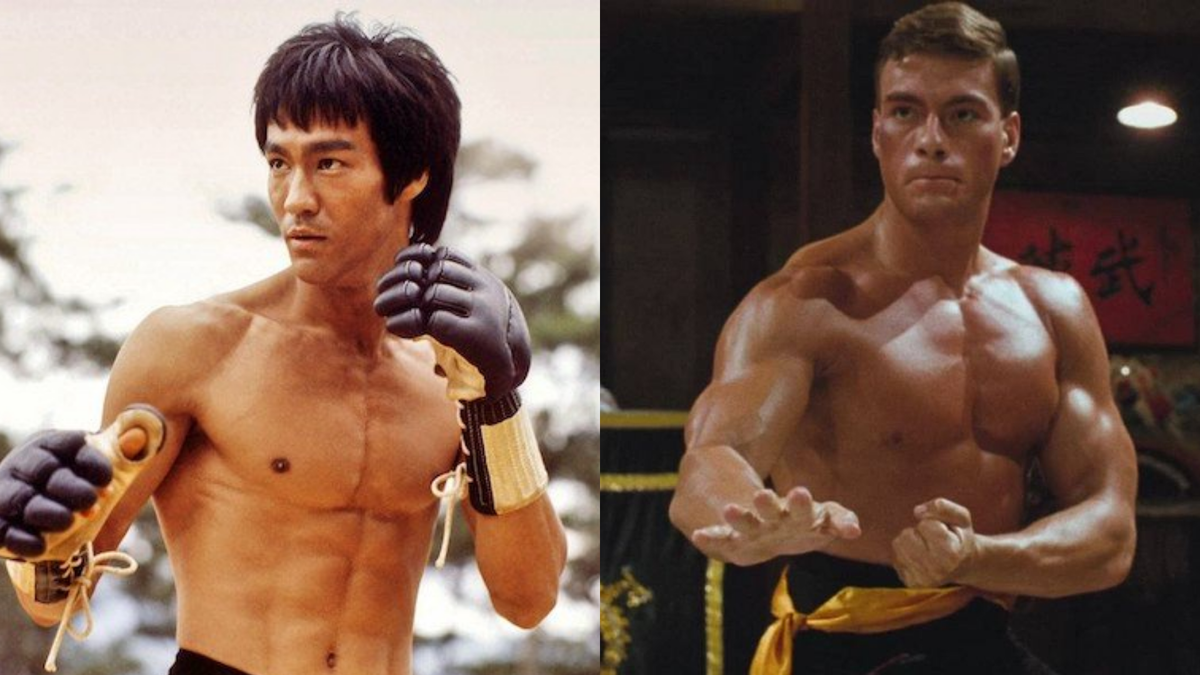 Брюс Ли и Жан-Клод Ван Дамм 