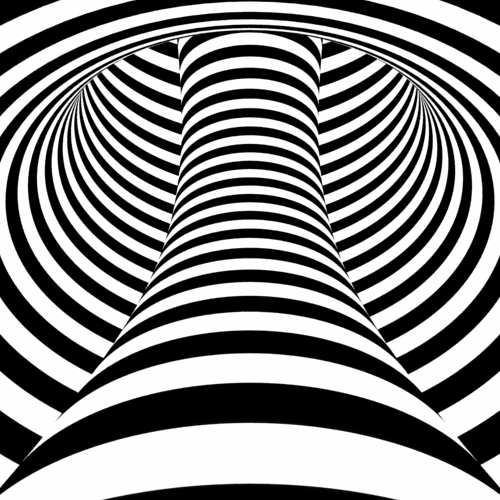 Перетекание энергии: по сфере — от Точки Перехода, по Воронке — к Точке Перехода