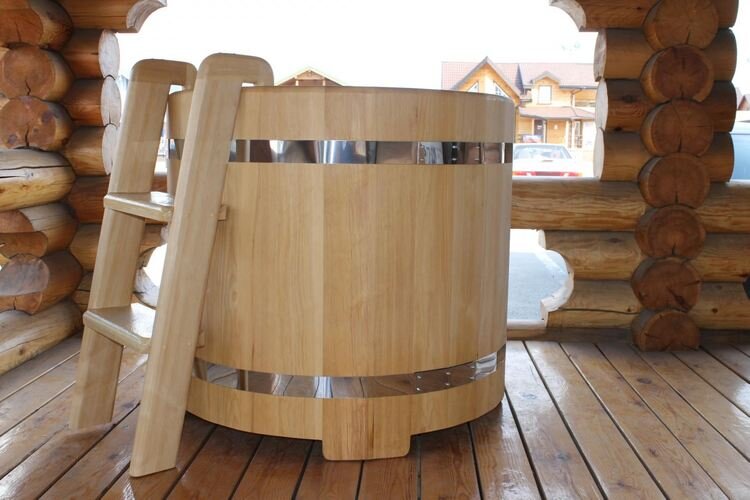 Деревянные купели для бани
