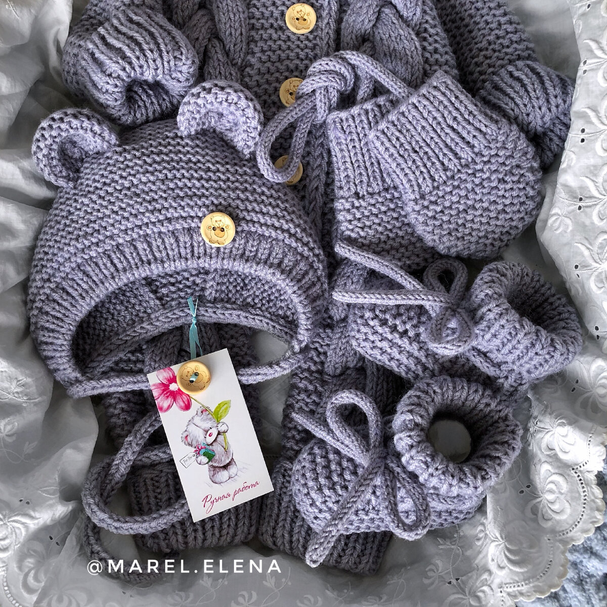 #вязаныйкомбез