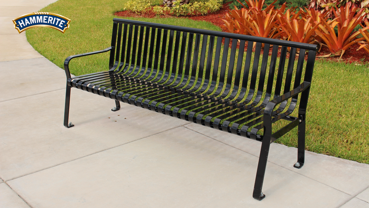 Металлическая скамья