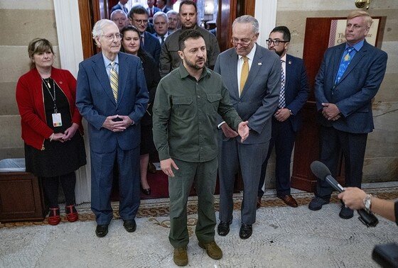    Владимир Зеленский в США