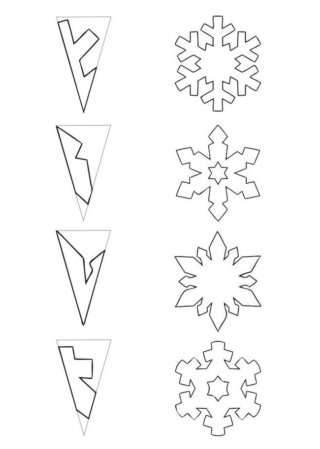 Снежинки для вырезания: 40 лучших трафаретов и шаблонов — спогрт.рф
