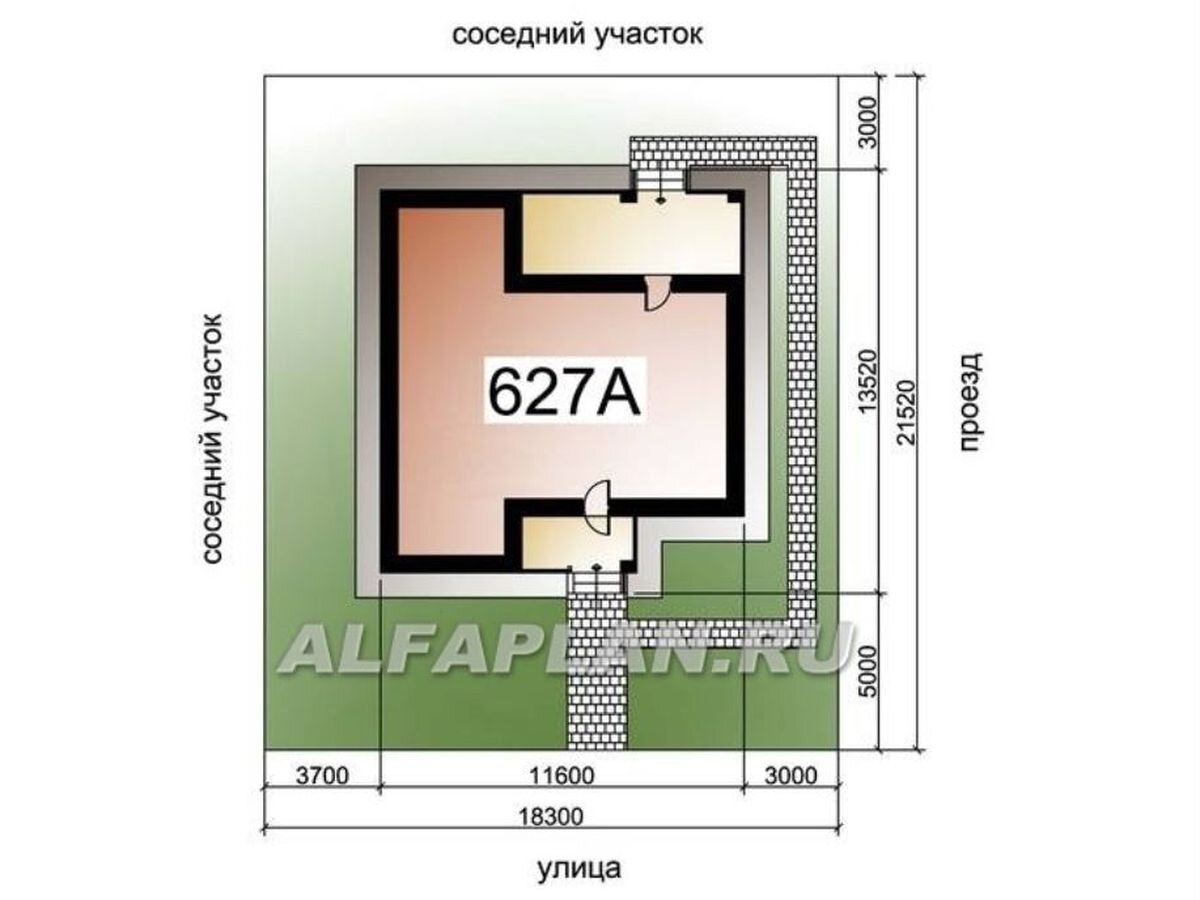 Проект дома 627