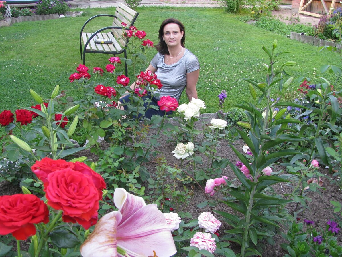 Фотосессии в уютном саду.