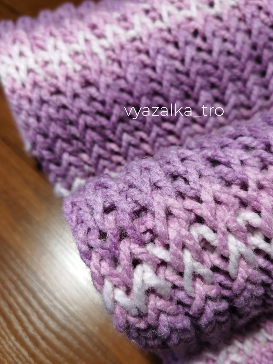 Много раз приходилось распускать, пока не пришла к классной английской резинке