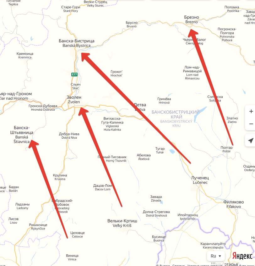Силовая схема предыдущей, Западно-Карпатской операции. Источник: https://zen.yandex.ru/media/id/5ea702cf8e079d5083ec6e62/k-76letiiu-pobedy-zapadnokarpatskaia-operaciia-5ff21230f906b1687211527c