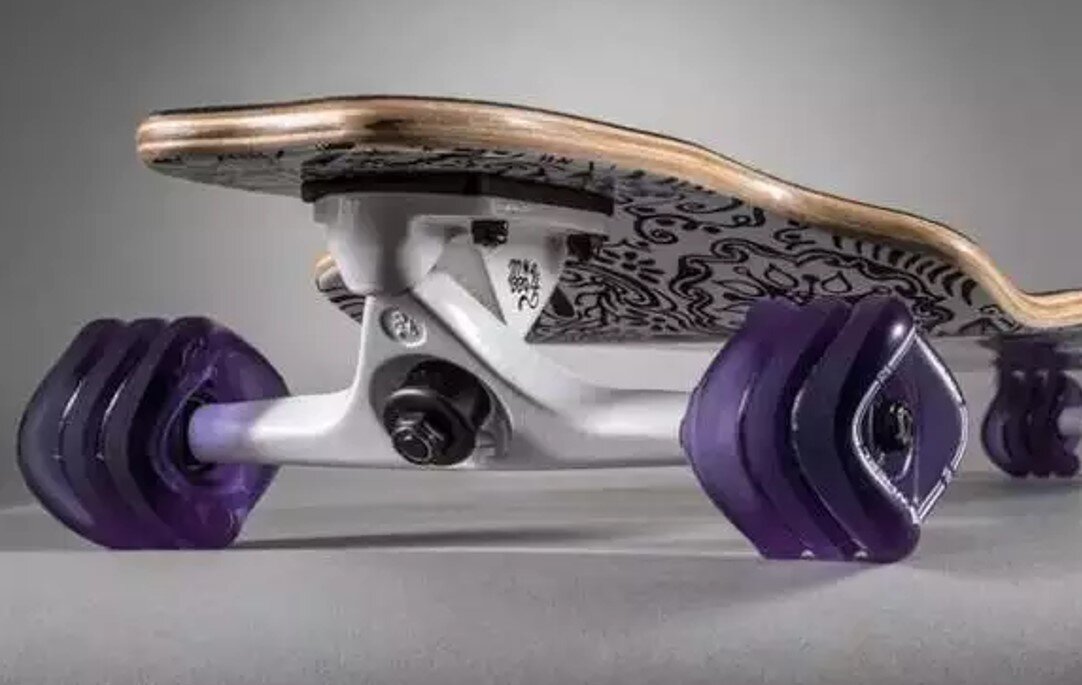 Скейт на "квадратных" колесах