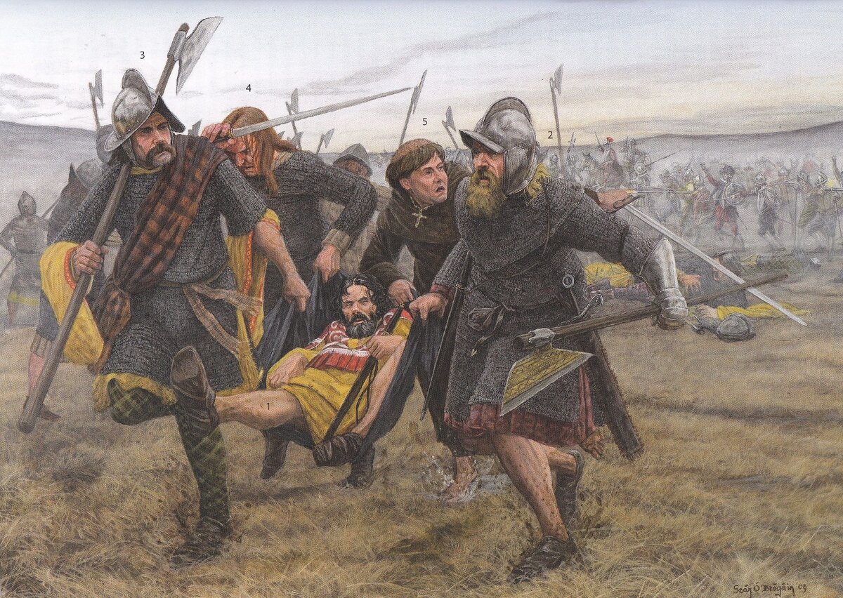 Оспрей ирландские воины XVI века