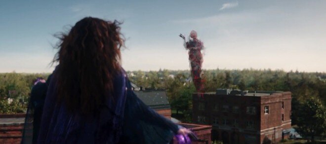 Экшен сцены битвы Ванды и Агаты - это просто Топ! Графон,Постановка - всё на высшем уровне!