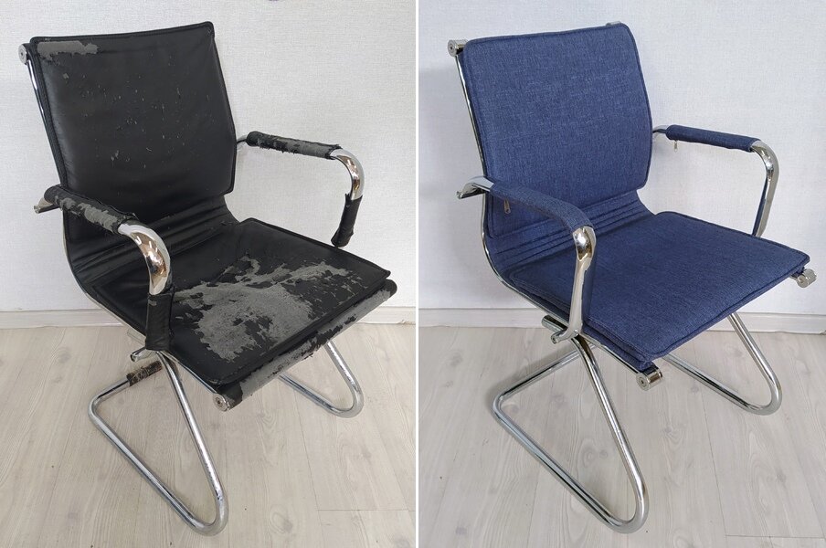 Переодетое кресло, которое будет служить еще очень долго.