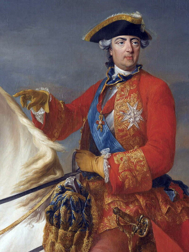 Людовик XV  годы жизни 1710-1774, годы правления 1715-1774. 