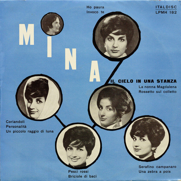 Обложка пластинки Mina - Il Cielo In Una Stanza. 1960