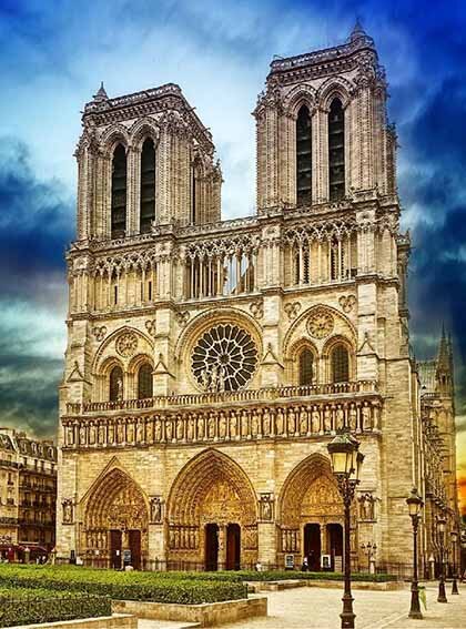 Notre-Dame de Paris. Собор Парижской Богоматери. Париж, Франция. Фотография взята из свободных источников на просторах Интернета.