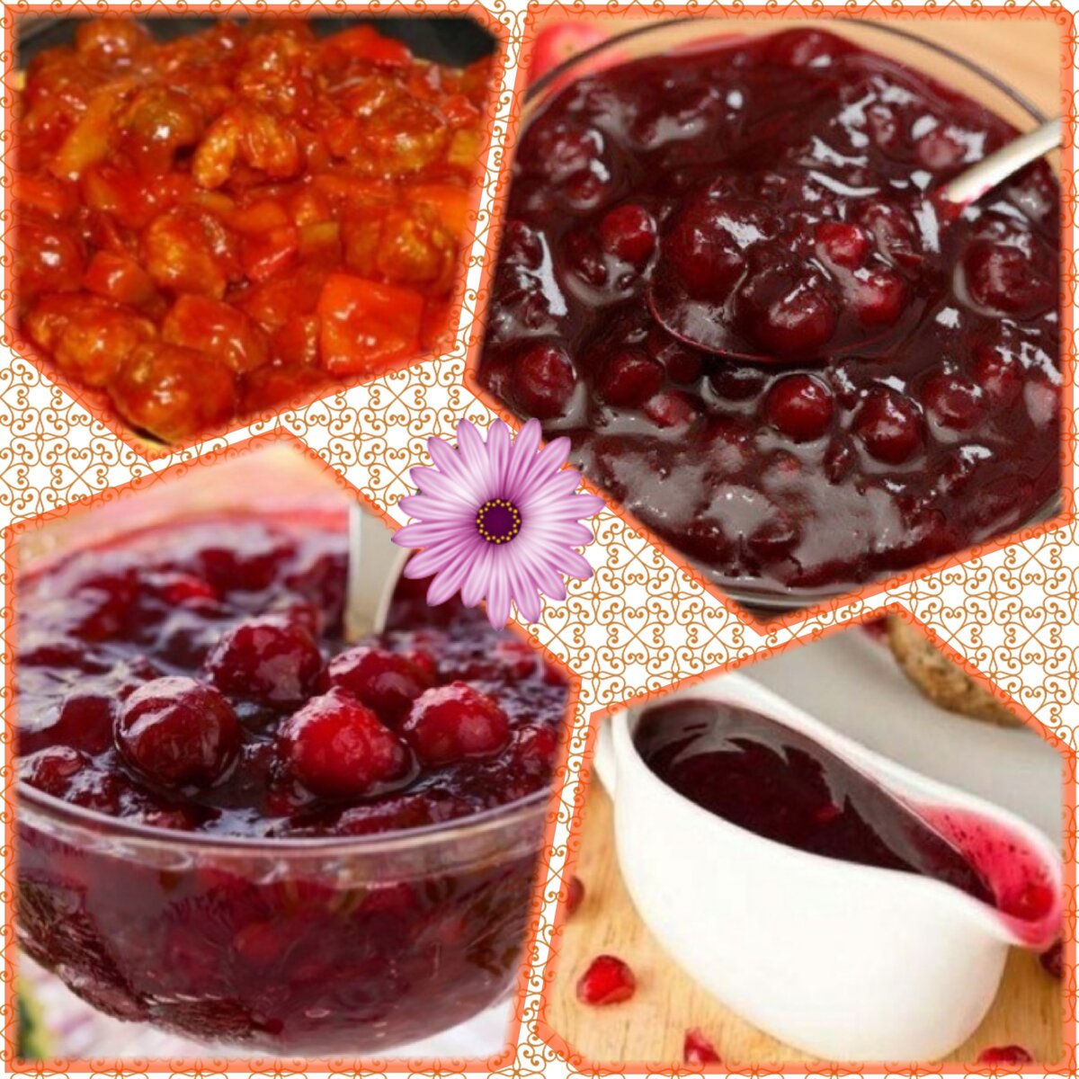 Клюквенный соус к мясу