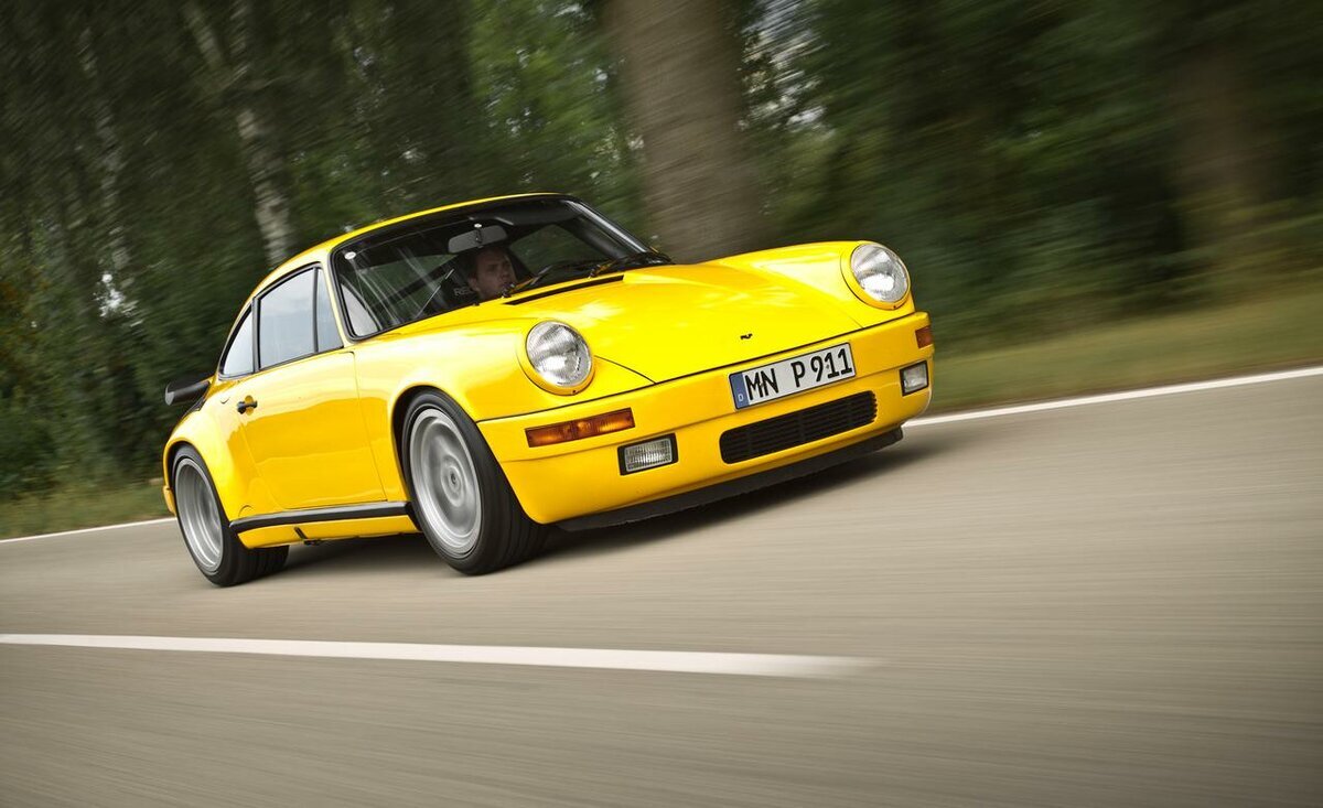 Yellow 1. Porsche 911 Yellow Bird. Ruf CTR Yellowbird 1987. Ruf CTR 