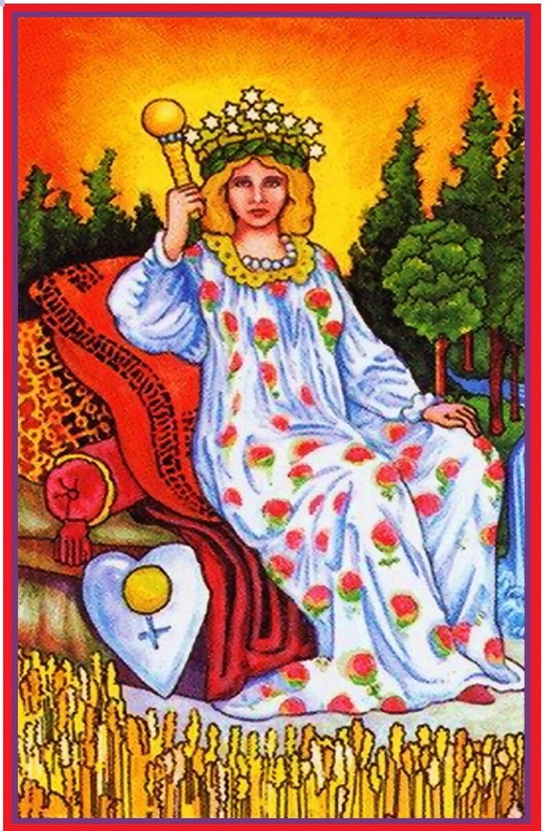 Императрица карта таро карта дня
