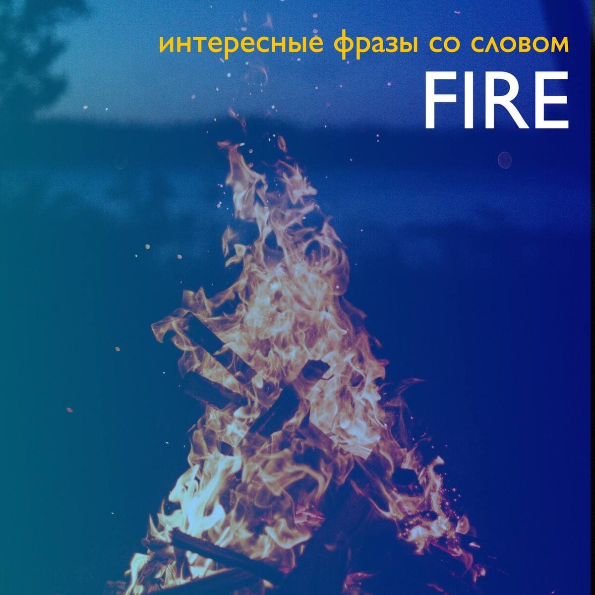 Вся правда о слове FIRE в английском | Студия английского Let you Speak |  Дзен