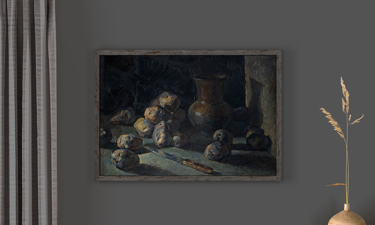 Автор: Александр Попов. Размер: 80×60 см. Год создания: 2000. Страна: Россия.