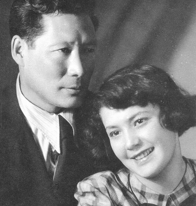 Кюнна Игнатова с отцом 