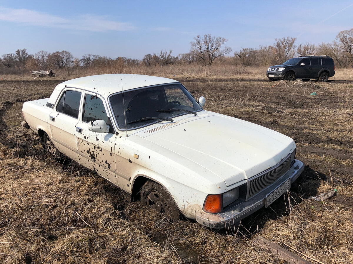Обязательную проверку бездорожьем Волга выдержала с честью!