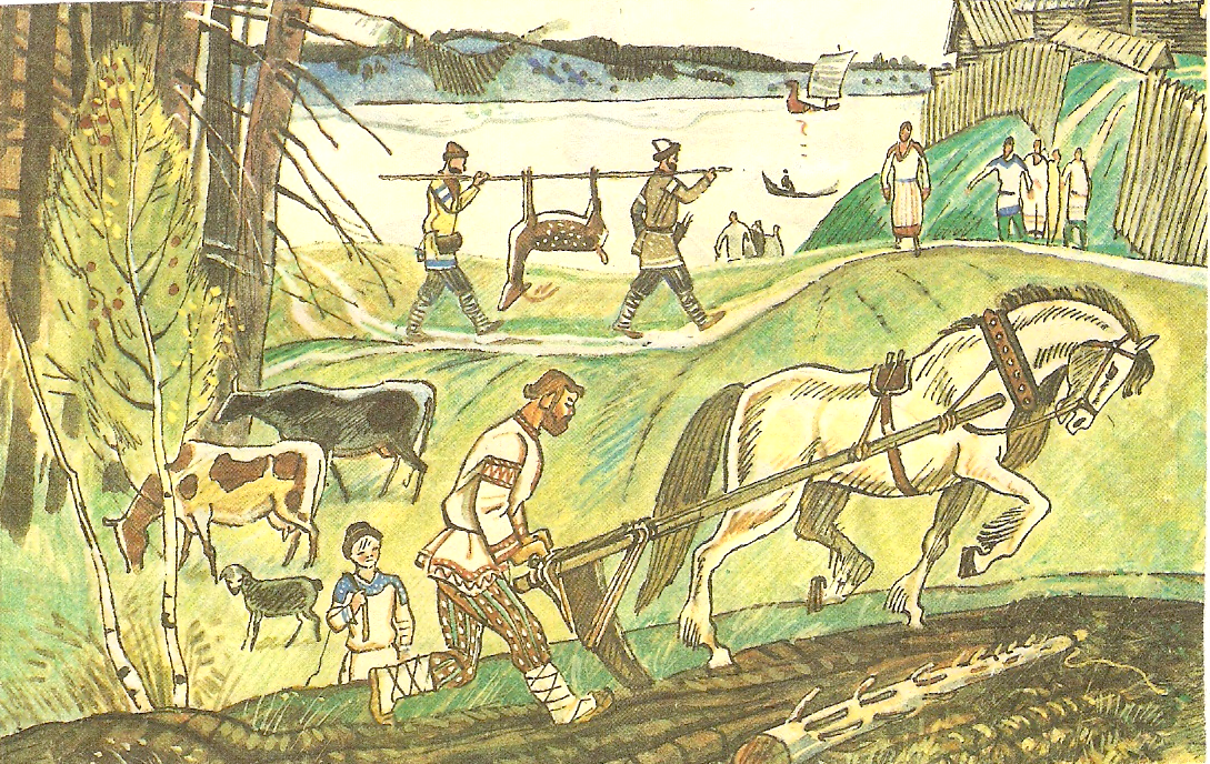 Рисунок на тему древняя русь