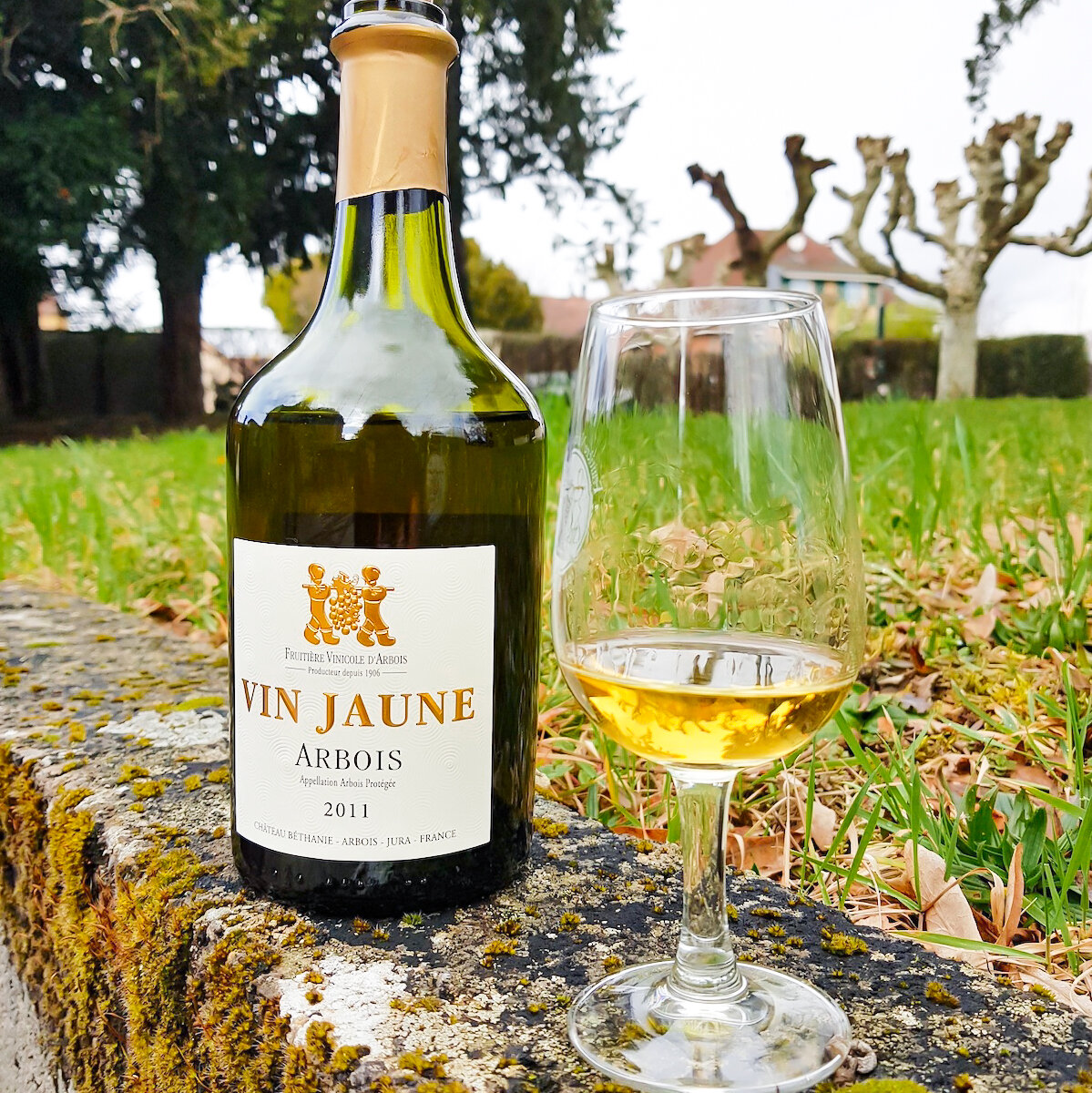 Vin Jaune ("Желтое вино") из региона Жюра, аппелласьон Арбуа