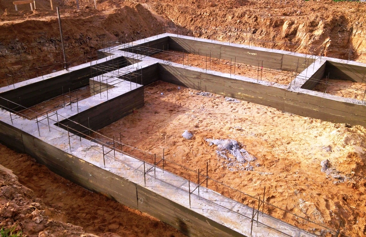 Ленточный фундамент 