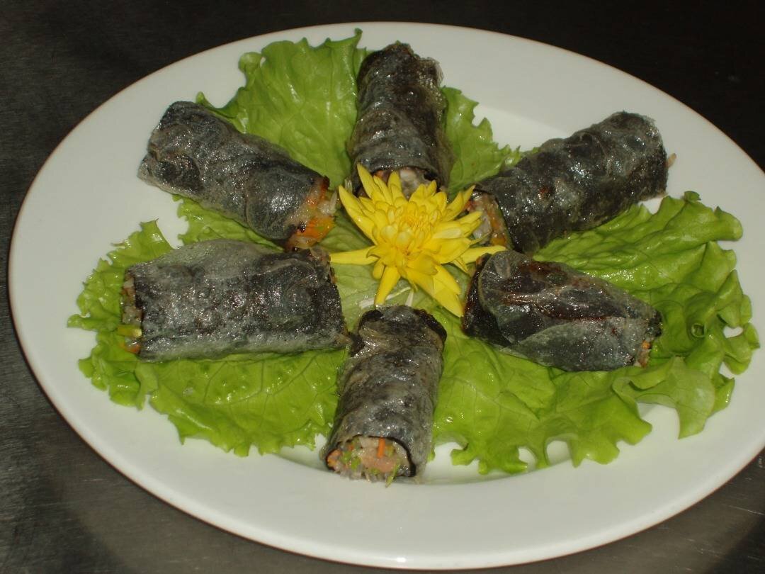 Рецепты с нори. Корейское блюдо из листья нори легко