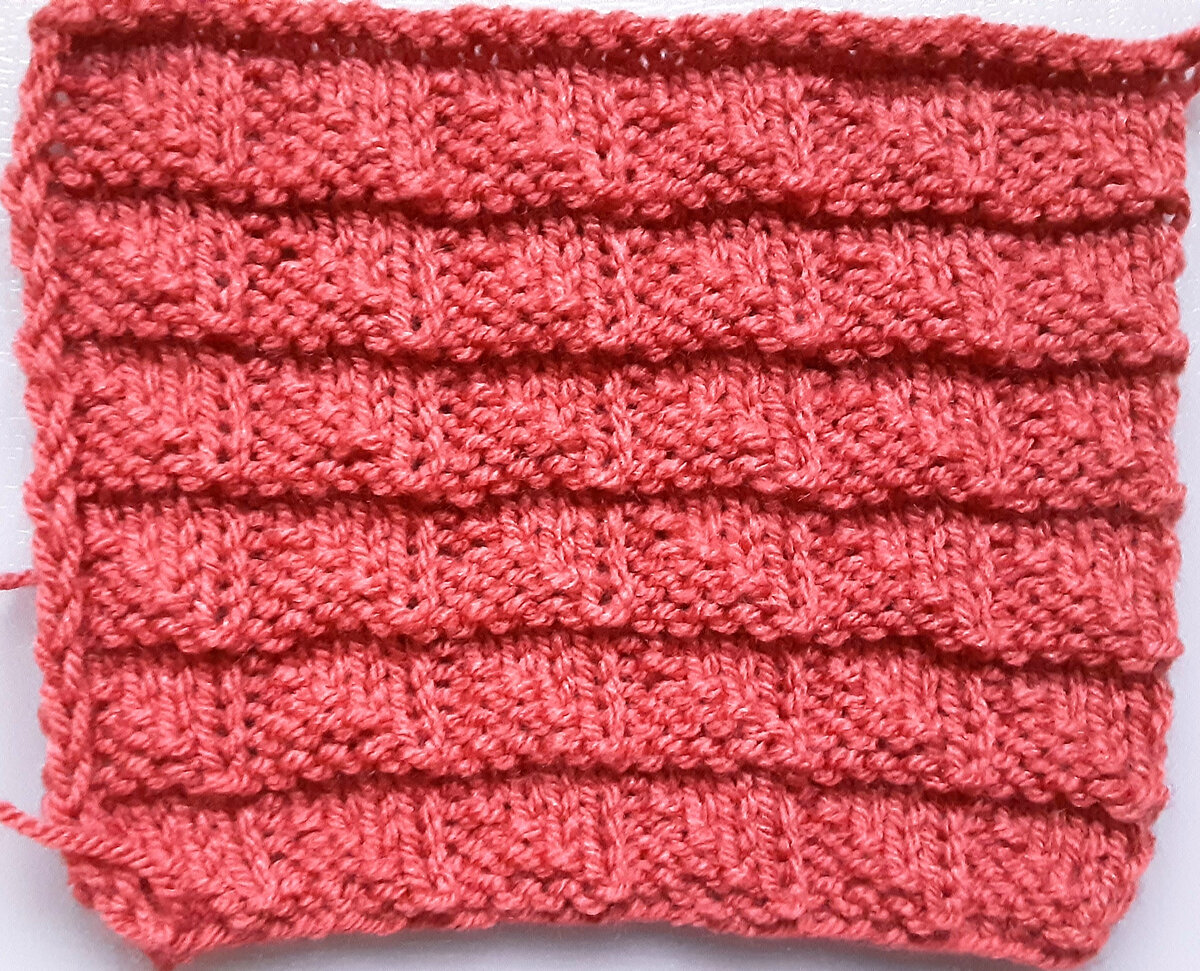 Изнанка узора.