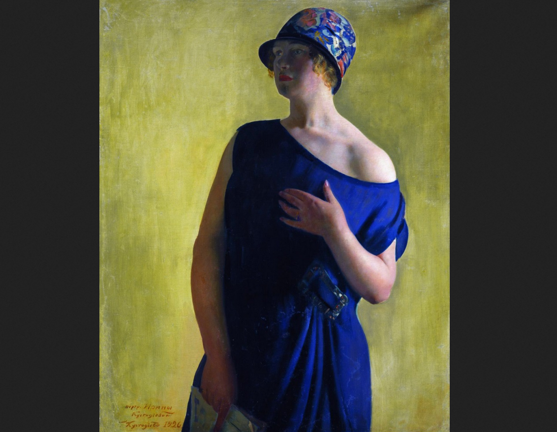 Борис Кустодиев. «Портрет И. Б. Кустодиевой, дочери художника», 1926