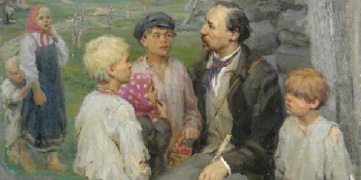 Иллюстрация к "Крестьянским детям"