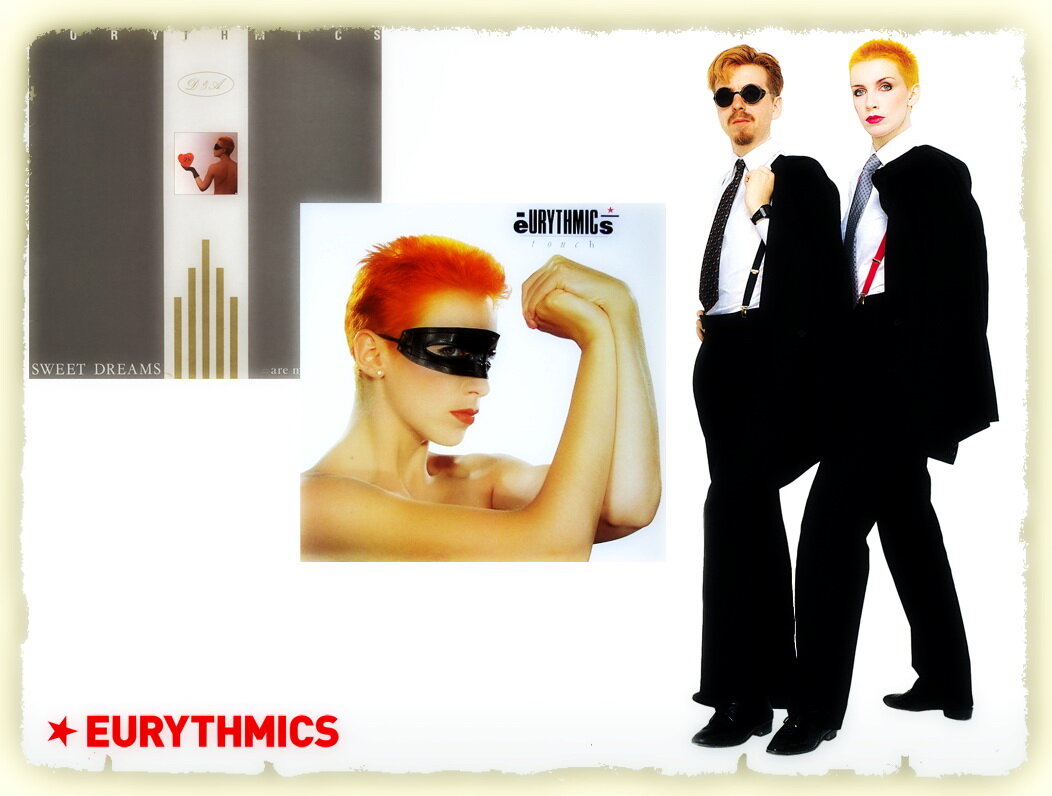 Eurythmics sweet. Группа Eurythmics. Eurythmics обложки альбомов. Eurythmics Touch 1983. Eurythmics "Sweet Dreams".