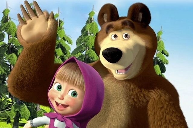 Кадр из мультсериала «Маша и Медведь» 