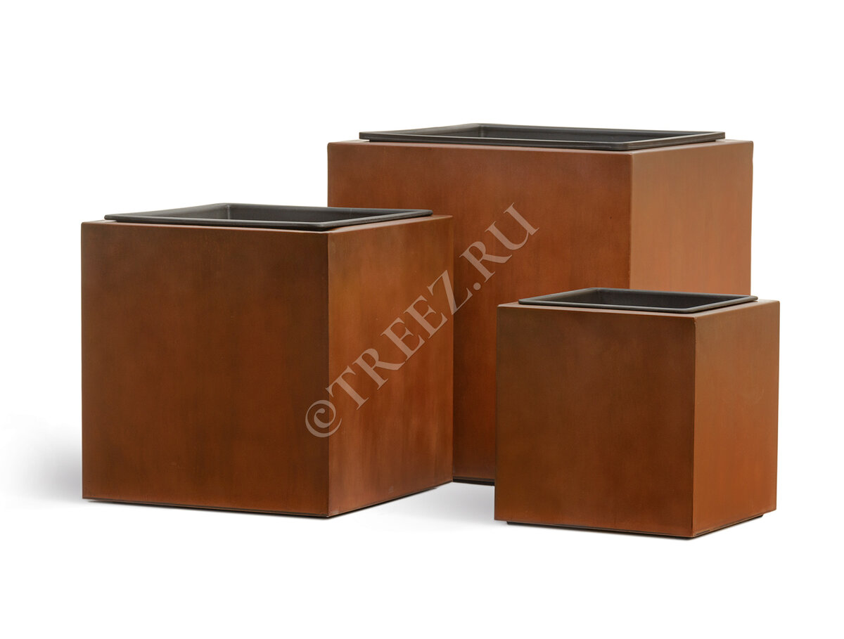 Кашпо Treez Collection серии Corten Steel