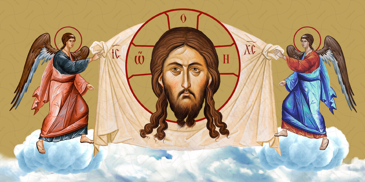 Икона "Спас Нерукотворный". Источник. Яндекс: Картинки