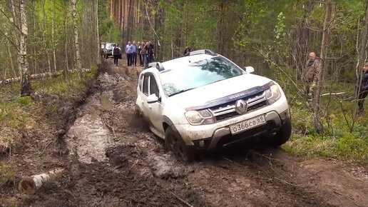 Смельчак на Renault Duster обезумел. На что способен паркетник в максималке.