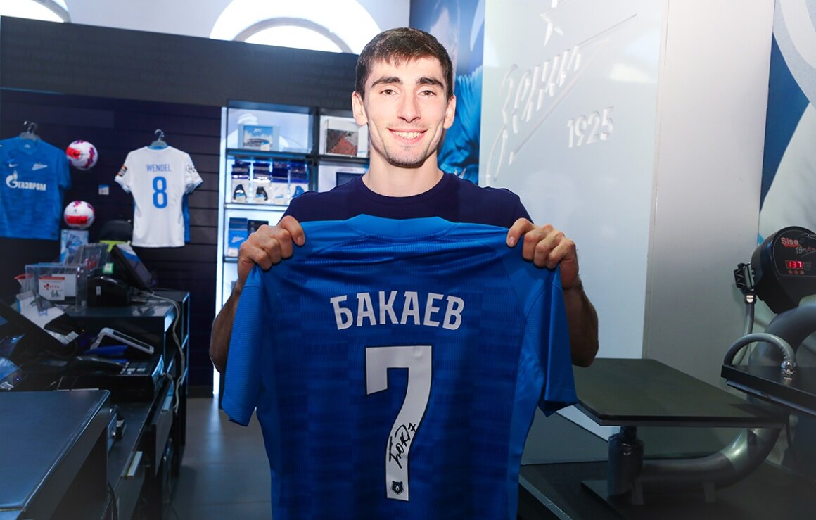 Новичок "Зенита" Зелимхан Бакаев. Фото - ФК "Зенит".