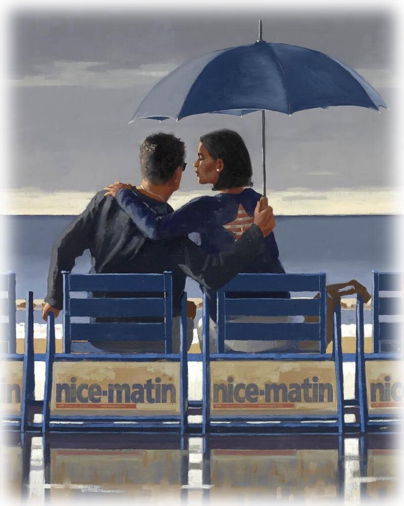� ���� ��������� /  Jack Vettriano  Blue Blue / �����, �����