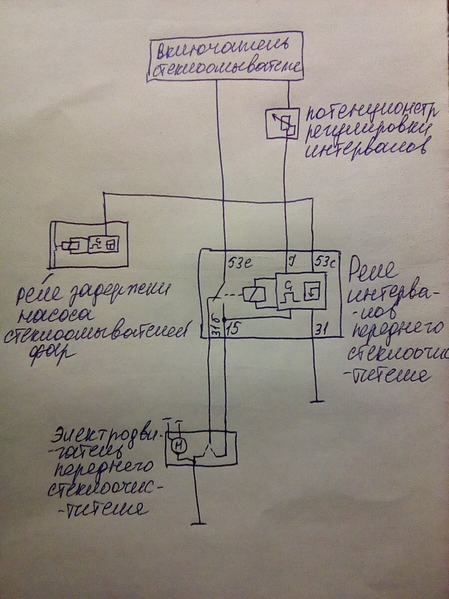 Схема дворников ваз - полная схема