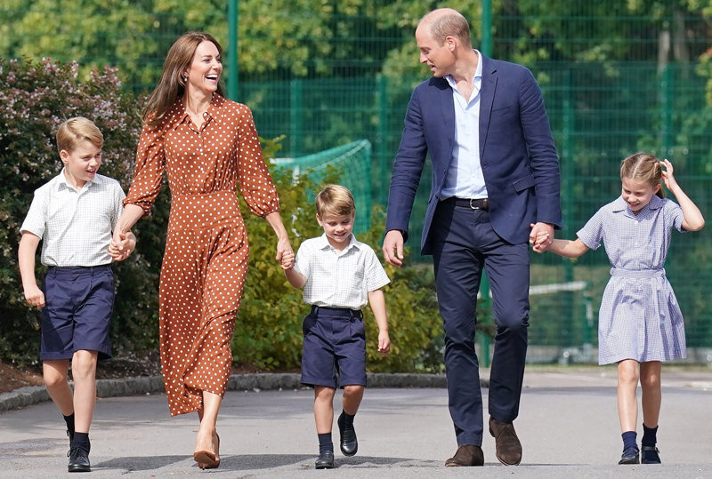    Дети Кейт Миддлтон и принца Уильяма пошли в школу «Ламбрук» в ВиндзореLegion-Media
