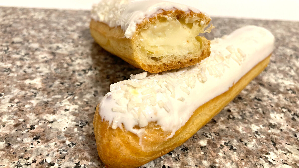 Эклеры с заварным кремом