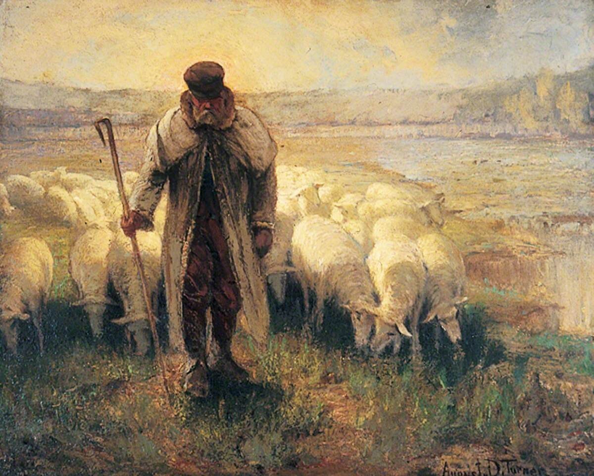 У нашего пастуха есть. Пастух картина. Пастухи в живописи. Пастухи на поле. Чабан картина.