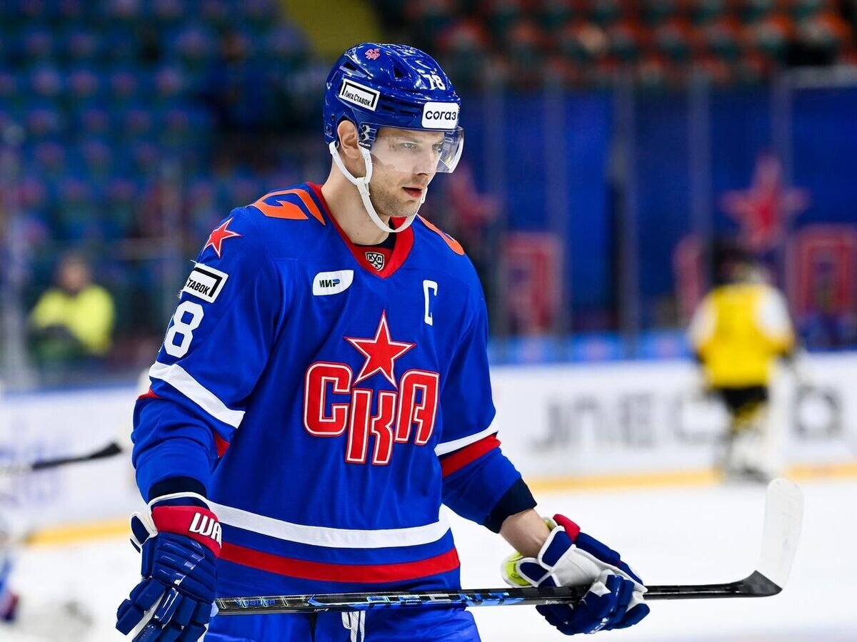    Нападающий СКА Александр Кадейкин© Фото : Пресс-служба ХК СКА