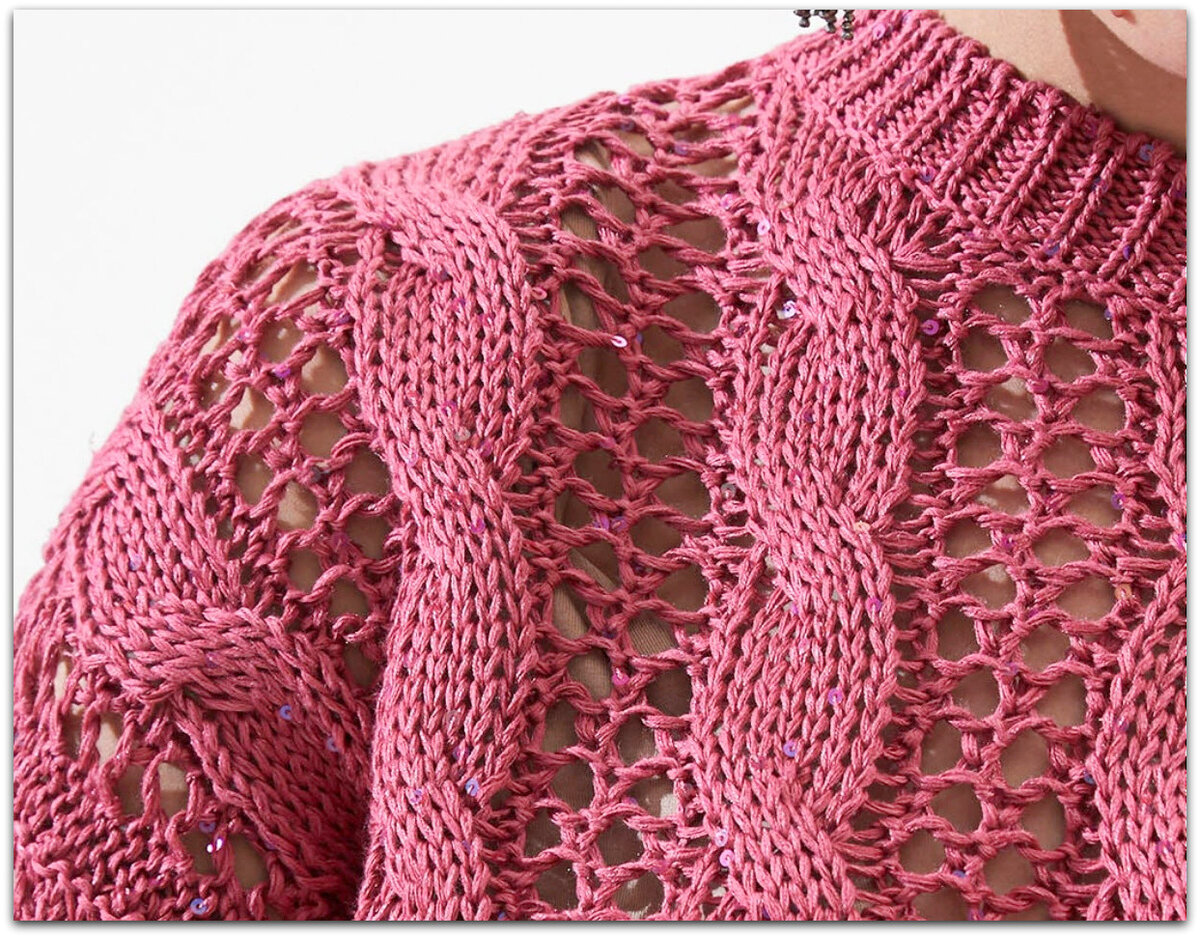  Джемпер Dazzling Cables & Net