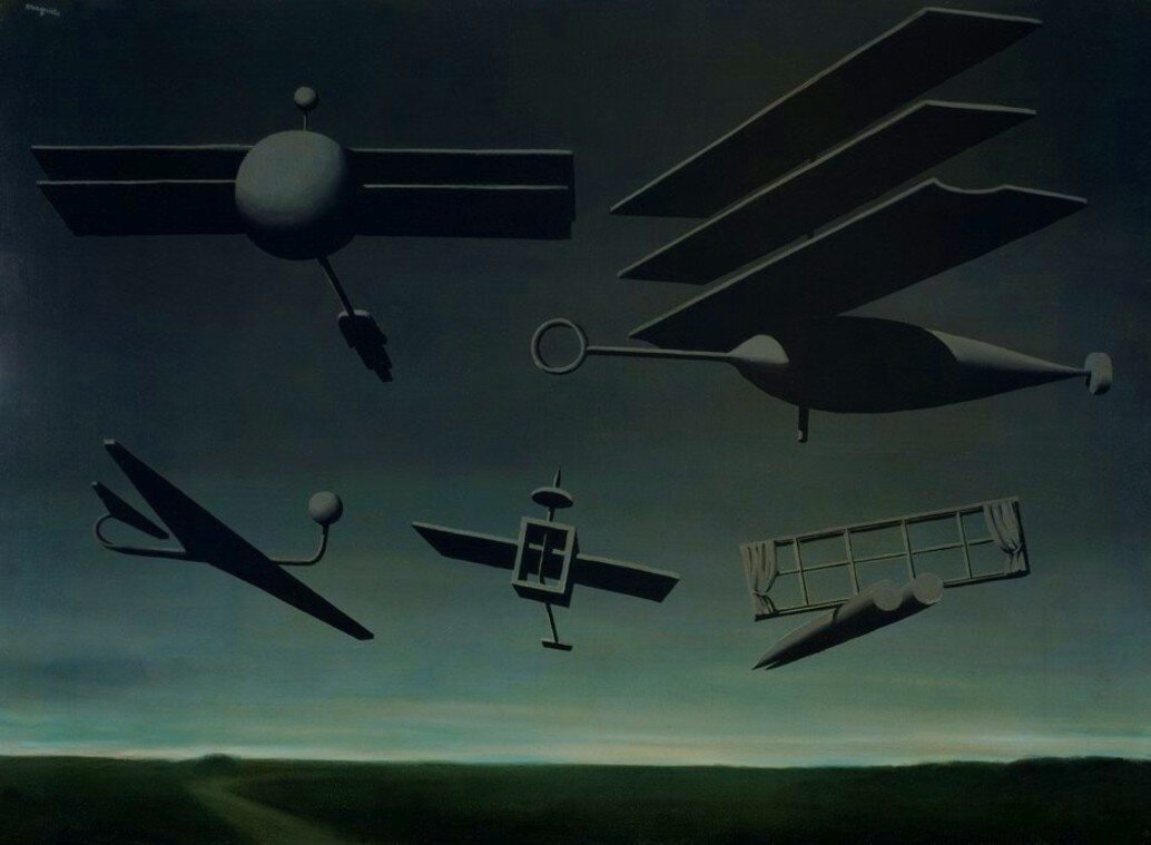 Рене Магритт Черный флаг (1937)