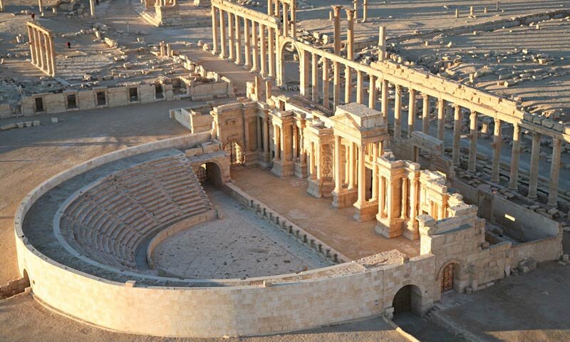 Древний город Пальмира в Сирии